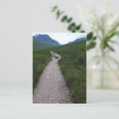 Schotse Highland Path naar Blue Yonder Briefkaart (Staand voorkant)