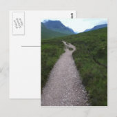 Schotse Highland Path naar Blue Yonder Briefkaart (Voorkant / Achterkant)