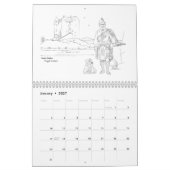 Schotse Highlanders, Kastelen en Honden Kalender (Jan 2027)