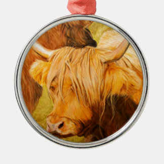 Schotse hoerenkuienkoeien metalen ornament