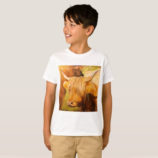 Schotse hoerenkuienkoeien t-shirt (Voorkant volledig)