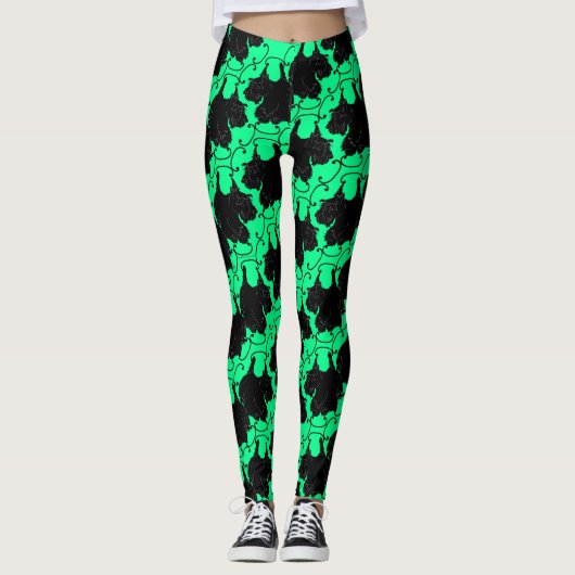 Schotse Hond Leggings (Voorkant)