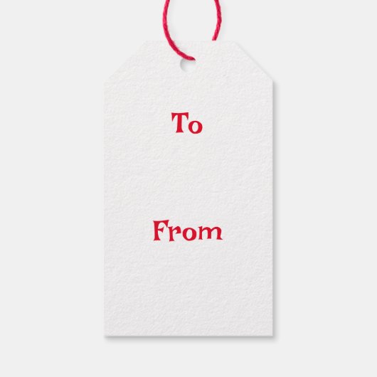 Schotse hond vrolijk kerstfeest cadeaulabel (Achterkant)