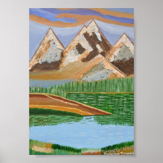 Schotse Hoogland 3 poster (Voorkant)