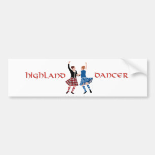 Schotse Hoogland Dans Reel Bumpersticker