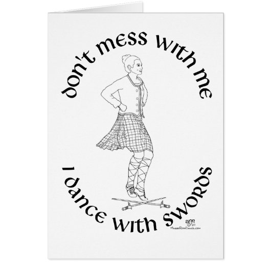 Schotse hoogland danser (Voorkant)