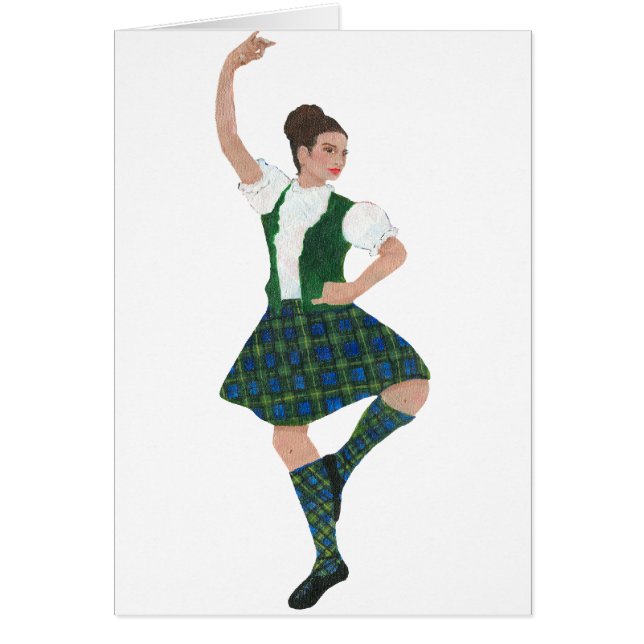 Schotse hoogland danser Campbell (Voorkant)