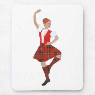 Schotse hoogland danser Erskine Tartan Muismat