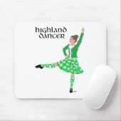 Schotse Hoogland Danser Groen Muismat (Met muis)