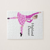 Schotse Hoogland Danser Roze Legpuzzel (Horizontaal)