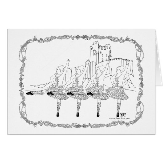 Schotse Hoogland Dansers (Voorkant Horizontaal)