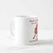 Schotse Hoogland Dansleraar Koffiemok (Voorkant links)