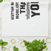 schotse hoogland danst geweldige dan wat dan ook theedoek (Gevouwen)