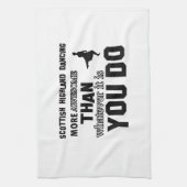 schotse hoogland danst geweldige dan wat dan ook theedoek (Verticaal)