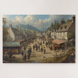 Schotse Hoogland Dorps Legpuzzel