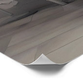 Schotse hoogland koe Badkamer Hillarious Wall Art Poster (Hoek)