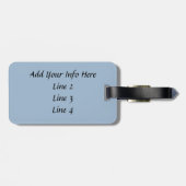 Schotse hoogland Koe Bagagelabel (Achterkant horizontaal)