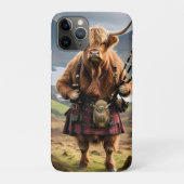Schotse Hoogland Koe Bagpiper, Case-Mate iPhone Case (Achterkant)