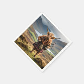 Schotse Hoogland Koe Bagpiper, Servet (Hoek)