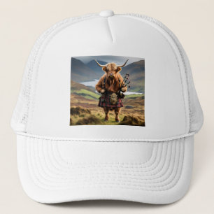 Schotse Hoogland Koe Bagpiper, Trucker Pet