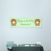 Schotse hoogland Koe Birthday Party Green Spandoek (Beurs)