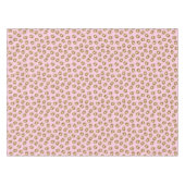 Schotse hoogland Koe Birthday Party Pink Tafelkleed (Voorkant (Horizontaal))