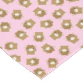 Schotse hoogland Koe Birthday Party Pink Tafelkleed (Gekanteld)