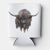 Schotse hoogland Koe Blikjeskoeler (Voorkant)