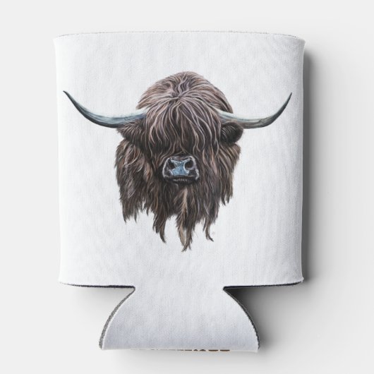 Schotse hoogland Koe Blikjeskoeler (Achterkant)