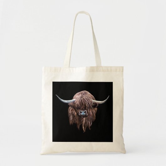 Schotse hoogland - Koe in kleur Tote Bag (Voorkant)