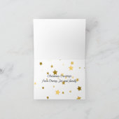 Schotse Hoogland Koe Kerstverlichting Feestdagen Kaart (Binnen)