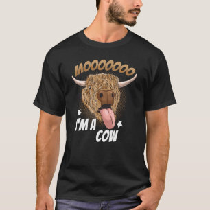 Schotse Hoogland Koe Kostuum Ik Ben Een Koe T-shirt