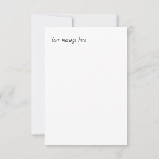 Schotse Hoogland Koe met Zonnebloemen. bewerkbaar Bedankkaart (Achterkant)