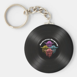 Schotse Hoogland-Koe. Moohemian Rhapsody Sleutelhanger