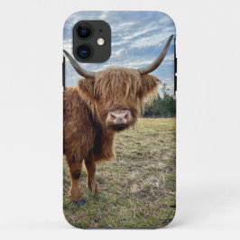 Schotse Hoogland Koe Portrait Case-Mate iPhone Case