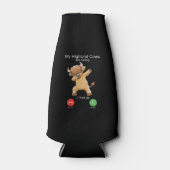 Schotse hoogland Koe roept Flesjeskoeler (Voorkant)