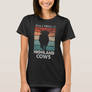Schotse hoogland Koe Scotland Highlander Cattle T-shirt