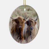 Schotse hoogland Koeien Keramisch Ornament (Rechts)