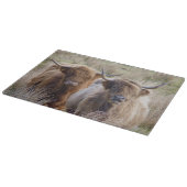 Schotse hoogland Koeien Snijplank (Hoek)