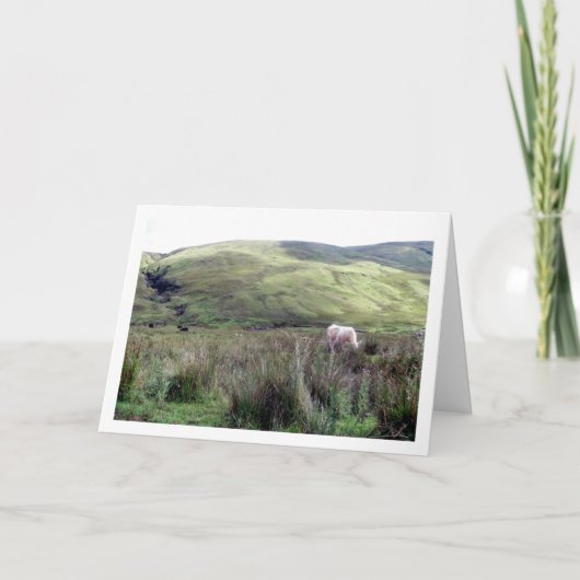 Schotse Hoogland Landschap Kaart (Voorkant)