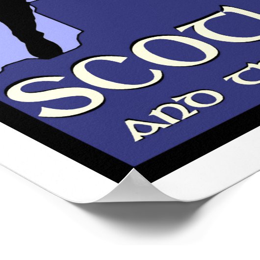 Schotse hoogland Poster (Hoek)