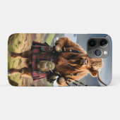 Schotse Hoogland Rund Bagpiper, Case-Mate iPhone Case (Achterkant (horizontaal))