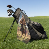 Schotse Hoogland Rund Dudelsackspeler, Golfhanddoek (Groen)
