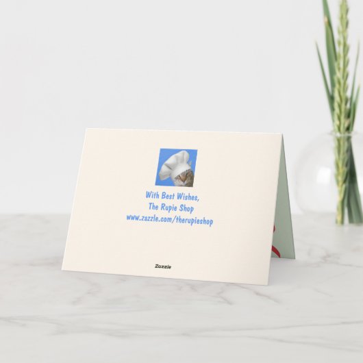 Schotse hoogland Steer Party Birthday Kaart (Achterkant)