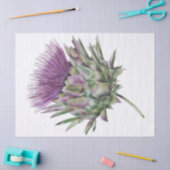 Schotse hoogland Thistle Waterverf Tissuepapier (Craft)