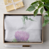 Schotse hoogland Thistle Waterverf Tissuepapier (Geschenk)