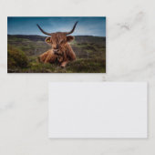 Schotse hoogland - Visitekaartjes met kool uit Ran (Voorkant / Achterkant)