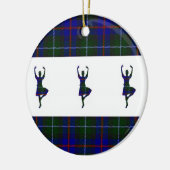 Schotse hooglanddansers dubbelzijdig keramisch ornament (Links)