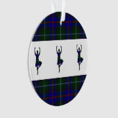 Schotse hooglanddansers dubbelzijdig ornament (voorkant)