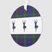 Schotse hooglanddansers dubbelzijdig ornament (voorkant)